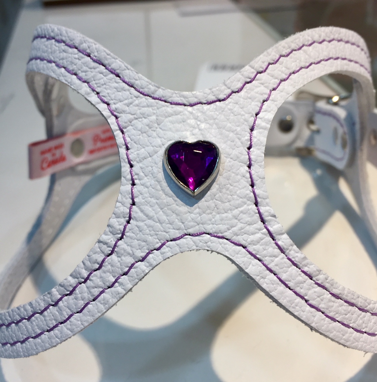 BUDDYBELTハーネス ダイヤ付き紫 3.5 バディーベルト BBスポーツ